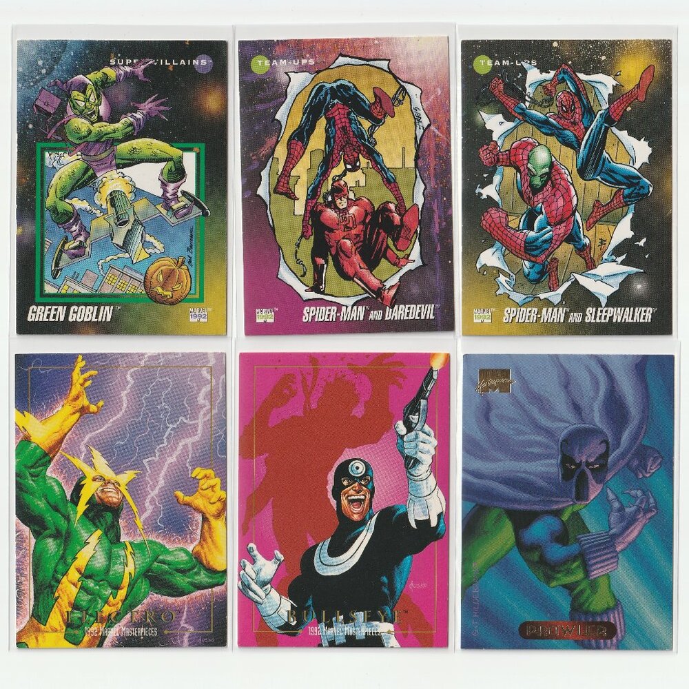 1992-94 SPIDER-MAN & VILLAINS Vintage Marvel Lot --3FOR$25--
